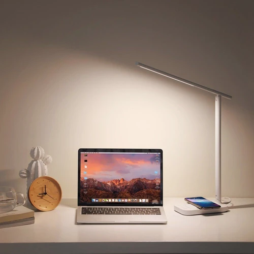 Зарядний пристрій Baseus Wireless Charging Table Lamp Lett White (ACLT-B02) фото 7