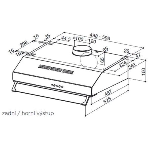 Вытяжка Faber 2740 Pb Srm X A60 (300.0557.569): Управление Механическое