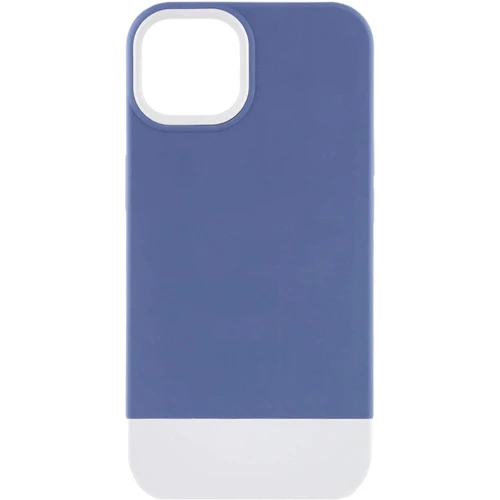 Чехол для iPhone Mobile Case TPU+PC Bichromatic Blue / White for iPhone 12 / 12 Pro