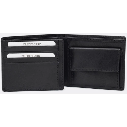 Мужское портмоне Ricco Grande черное (1vnF-1152-black): Страна производитель Италия