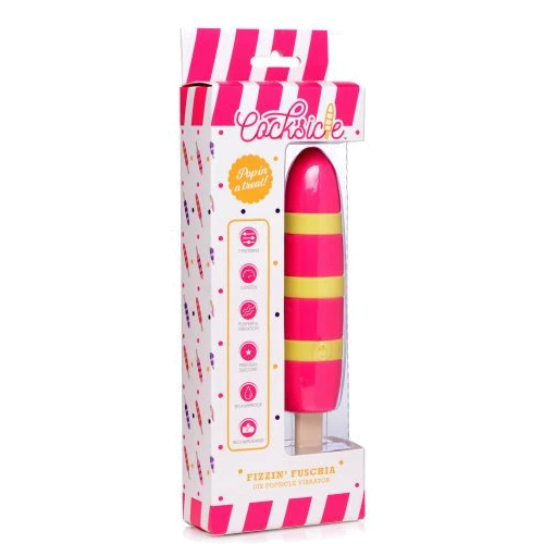 Вибратор фруктовое мороженное Xr Brands 10X - Fizzin 'Fuschia