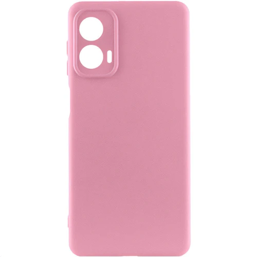 Чохол для телефона Lakshmi Case Silicone Cover Full Camera Pink для Motorola Moto G85