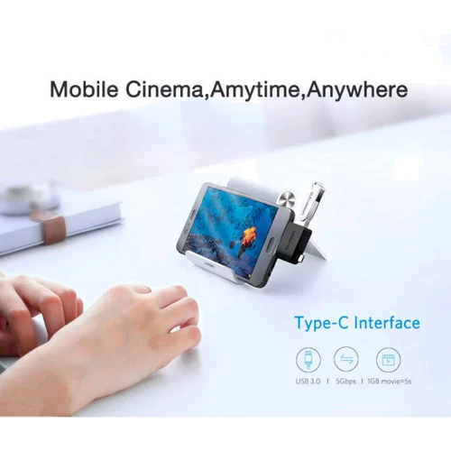 Адаптер Ugreen Adapter USB-C/MicroUSB to USB3.0 Black (30453): Интерфейс подключения microUSB, USB-C