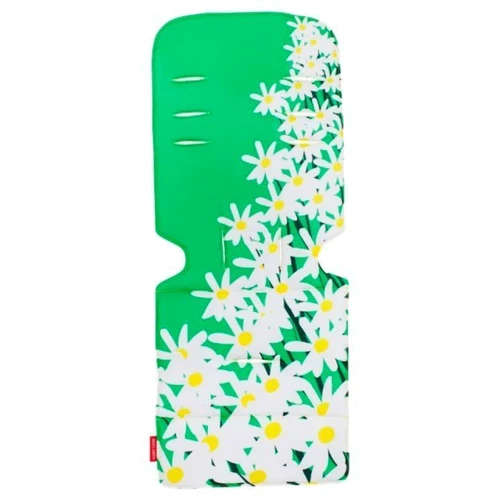 Универсальный матрас для коляски Maclaren Daisy зеленый с ромашками (AM1Y031902)