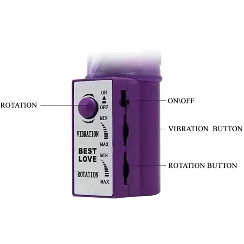Вибратор с стимулятором клитора LYBAILE Cute Baby Vibrator (BW-004103 PINK)