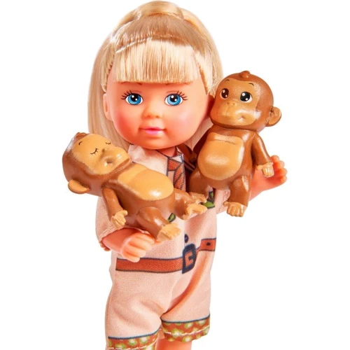 Лялька Simba Еві з мавпочками та аксесуарами. 12 см (5733481): Висота, см 12