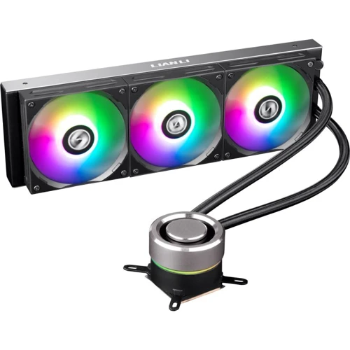 Система охолодження Lian Li СВО LIAN LI Galahad AIO 360 Black Liquid Cooler with RGB (G89.GA360B.00)