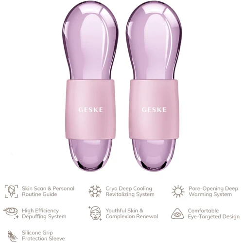Массажер GESKE Cool&Warm Duo Eye Massager 7в1 pink