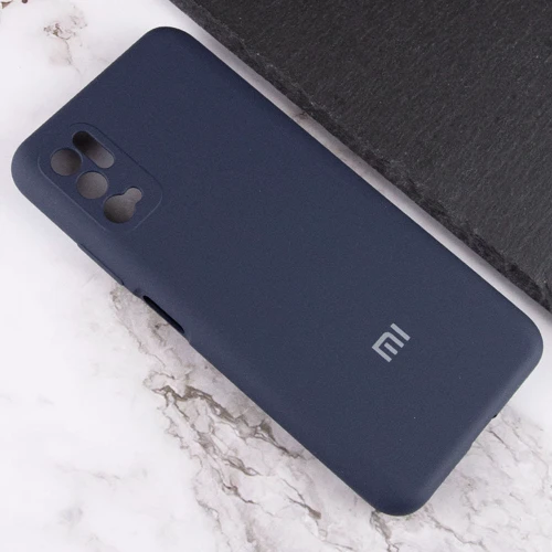 Чехол для телефонов Mobile Case Silicone Cover Shield Camera Midnight Blue for Xiaomi Redmi Note 10 5G / Poco M3 Pro / Poco M3 Pro 5G: Материал силикон