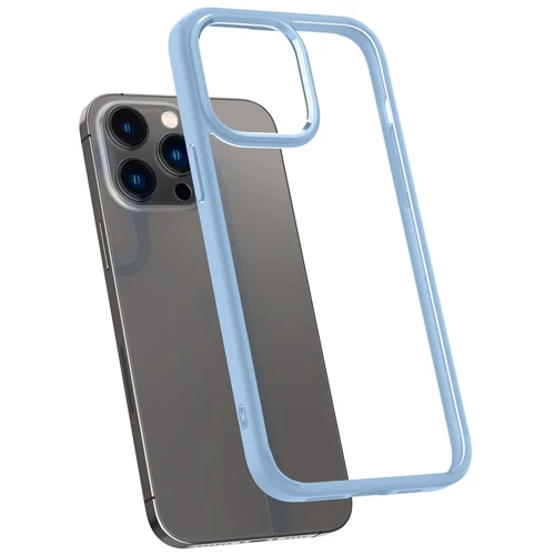 Чохол для iPhone Spigen Ultra Hybrid Sierra Blue (ACS04964) для iPhone 14 Pro: Матеріали поликарбонат и полиуретан