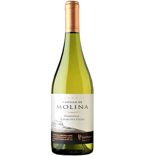 Вино Castillo de Molina Chardonnay белое сухое 11.5-14% 0.75 л (WNF7804300010508)