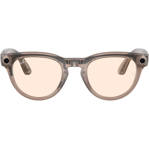Смарт-окуляри Ray-Ban Meta Headliner Shiny Warm Stone - Transitions Clear/Saffron Yellow size M (RW4009 6705ZX 50-23)