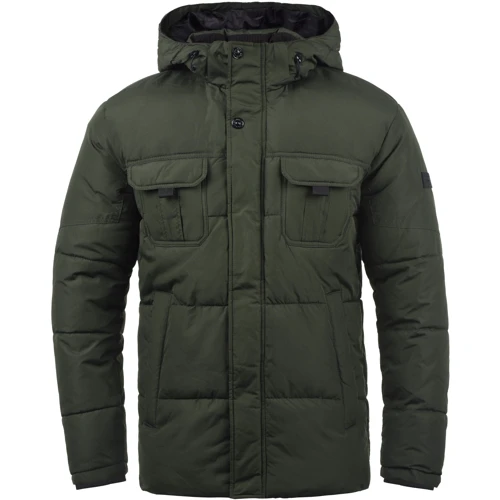Куртка Jack & Jones 56519927 48 зеленая зимняя с капюшоном