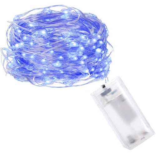 Гирлянда на батарейках Springos 0.9 м 10 LED CL0003 Blue фото 5
