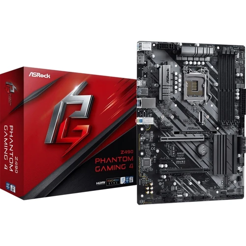 ASRock Z490 Phantom Gaming 4: Додатково Радіатор на VRM, Підтримка UEFI, Підтримка RAID