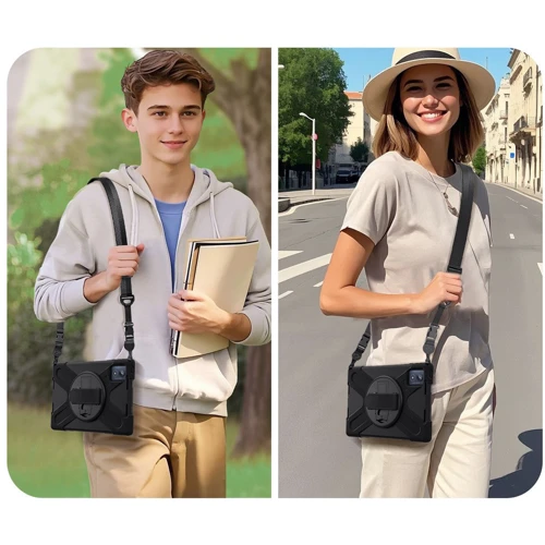 Аксесуар для планшетних ПК BeCover Heavy Duty Case з Stand Black для Lenovo Tab K11 Plus TB-352F (713635)