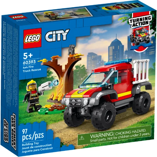Конструктор LEGO Fire-Pickup Пожарно-спасательный внедорожник (60393)