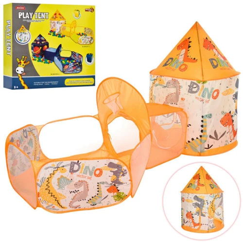 Дитячий намет Bambi MR 0634, будиночок, тунель, манеж, накидка
