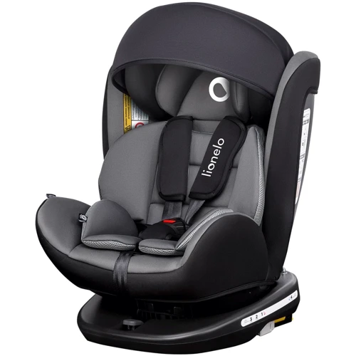 Lionelo Bastiaan Grey/Black (LO-BASTIAAN GREY/BLACK): Кріплення Isofix есть, ISOFIX Top Tether