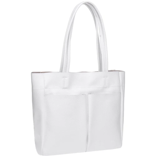 Женская сумка шоппер Ricco Grande белая (1L926-white): Пол Женский