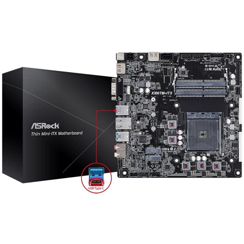 ASRock X300TM-ITX bulk (sAM4/X300/DDR4/miniITX)