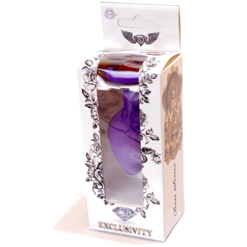 Анальная пробка с кристаллом Boss Series Exclusivity Jewellery Silicon Plug M