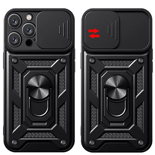 Чохол для iPhone BeCover Military Black для iPhone 15 Pro (709953): Колір черный