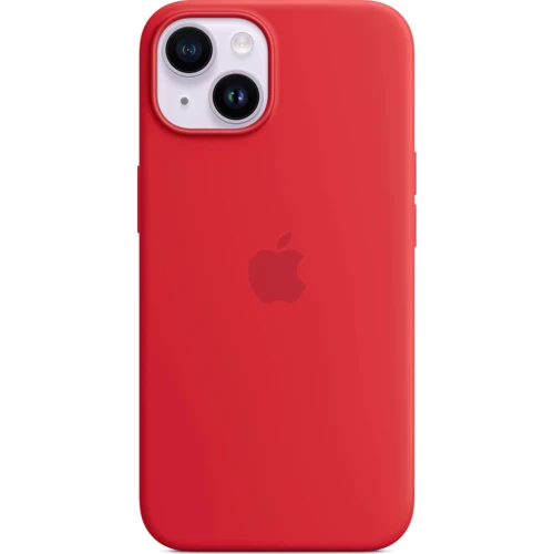 Чохол для iPhone Apple iPhone 14 Plus Silicone Case with MagSafe - (PRODUCT)RED (MPT63ZE/A): Тип аксесуара чехол