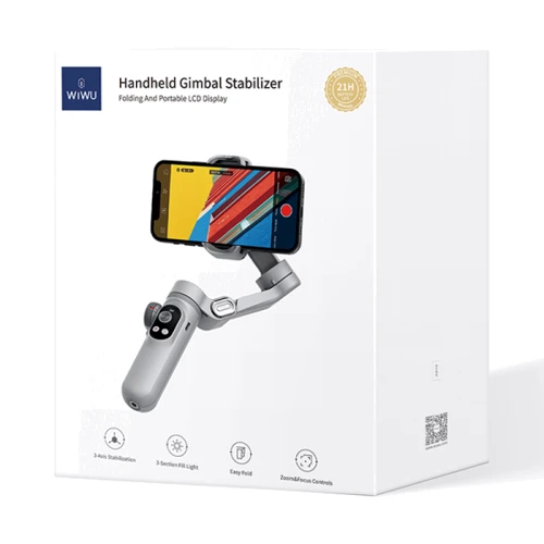 Стабилизатор WIWU HandHeld Gimbal Stabilized Grey (WI-SE007) фото 8
