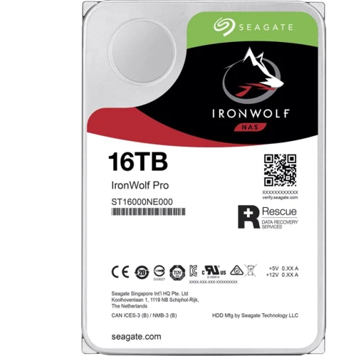 Внутренний жесткий диск Seagate IronWolf Pro 16 TB (ST16000NE000) UA