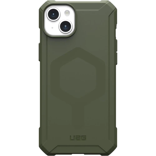 Чехол для iPhone Urban Armor Gear UAG Essential Armor Magsafe Olive Drab (114307117272) for iPhone 15 Plus: Материалы поликарбонат и полиуретан