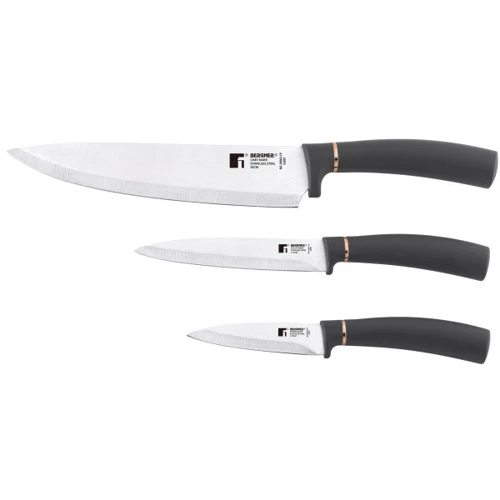 Набор кухонных ножей Bergner Copper 3 пр. (BG-39862-CP)						