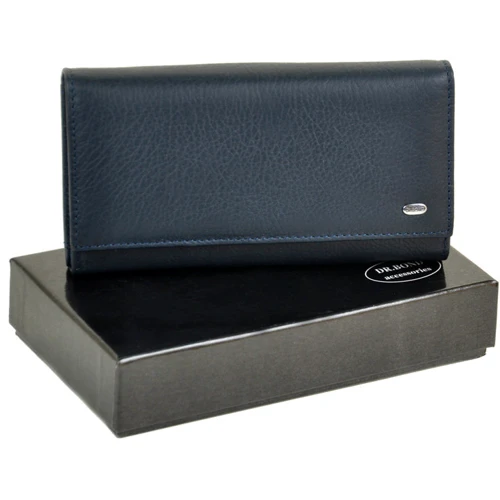 Женский кошелек Dr. Bond синий (30453 dark-blue)