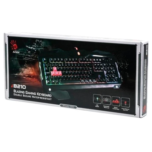 Клавіатура A4Tech Bloody B210: інтерфейс підключення USB