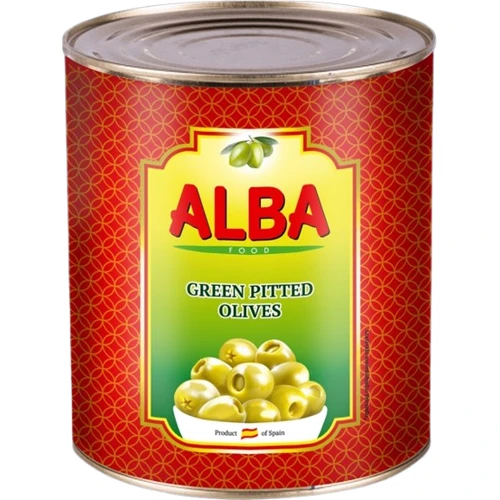 Оливки зелені Alba Food Hojiblanca 300/320 без кісточки 3.1 л (8435761500070)