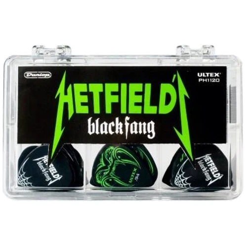 Медиатор Набор медиаторов DUNLOP PH1120 HETFIELDS BLACK FANG CABINET