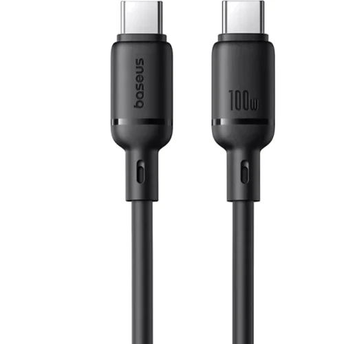 Кабель Baseus Cable USB-C to USB-C Silky Series 100W 2m Black (P10377704113-01)