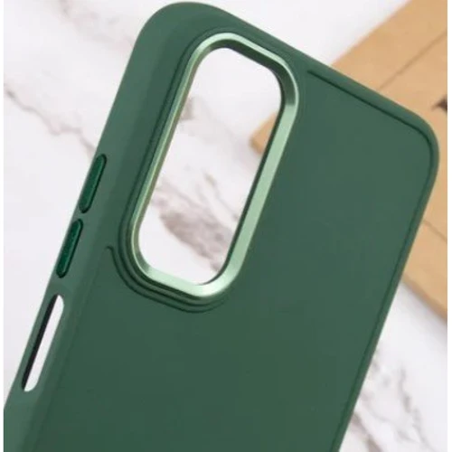 Чехол для телефонов TPU Case Bonbon Metal Style Pine Green for Samsung A145 Galaxy A14 4G/A146 Galaxy A14 5G: Цвет зеленый