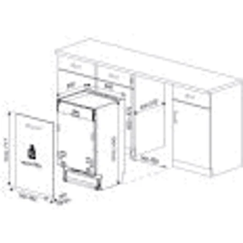 Встраиваемая посудомоечная машина Beko DIS25011: Цвет черный