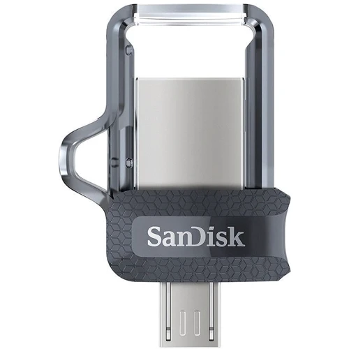 USB-флешка SanDisk 32GB Ultra Dual Drive M3.0 USB 3.0/microUSB OTG Black (SDDD3-032G-G46): Объем памяти 32 GB
