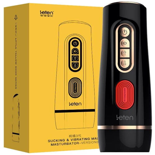 Мастурбатор Leten Masturbator v3 с вибрацией и голосовым сопровождением
