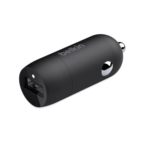Зарядний пристрій Belkin USB Car Charger USB 18W Black (CCA002BTBK)