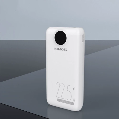 Внешний аккумулятор Romoss Power Bank 30000mAh 22,5W PSW30PF White (PSW30-152-1133H): Особенности С дисплеем, Индикатор заряда