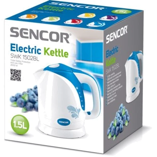 Электрочайник Sencor SWK 1502BL: Объем, л 1.5