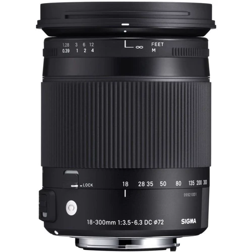 Объектив для фотоаппарата Sigma 18-300mm F3.5-6.3 DC Macro OS HSM (Canon)
