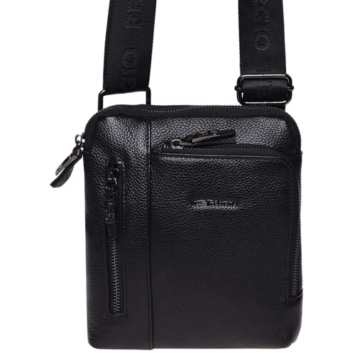 Мужская сумка через плечо Giorgio Ferretti черная (3481a-black)