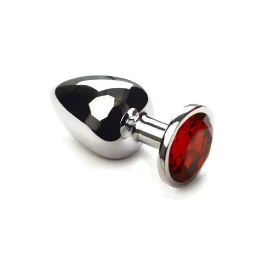 Анальная пробка, Silver Ruby, L
