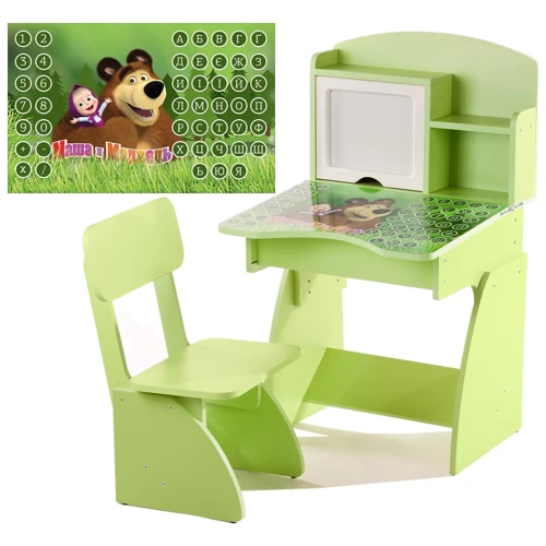 Дитяча парта зростаюча і стільчик Фінекс Плюс Маша (107): Вік дитини від 3-х років