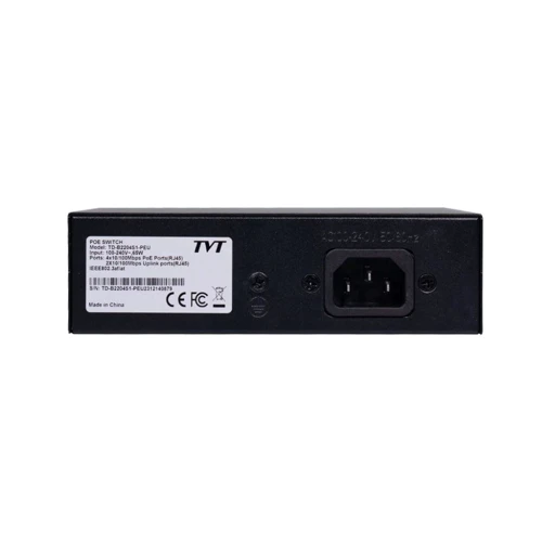Мережевий комутатор TVT DIGITAL TD-B2204S1-PEU: Кількість портів Fast Ethernet (10/100) нет