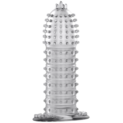 Насадка на член LYBAILE Silikon Penis Sleeve Clear, 13.5 см